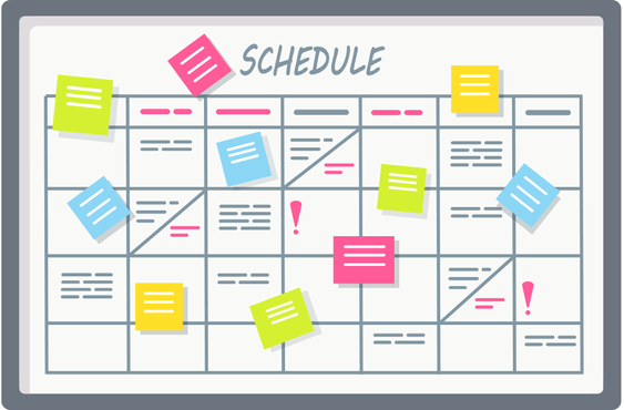 秘書業務ご依頼の例：スケジュール管理、タスク管理